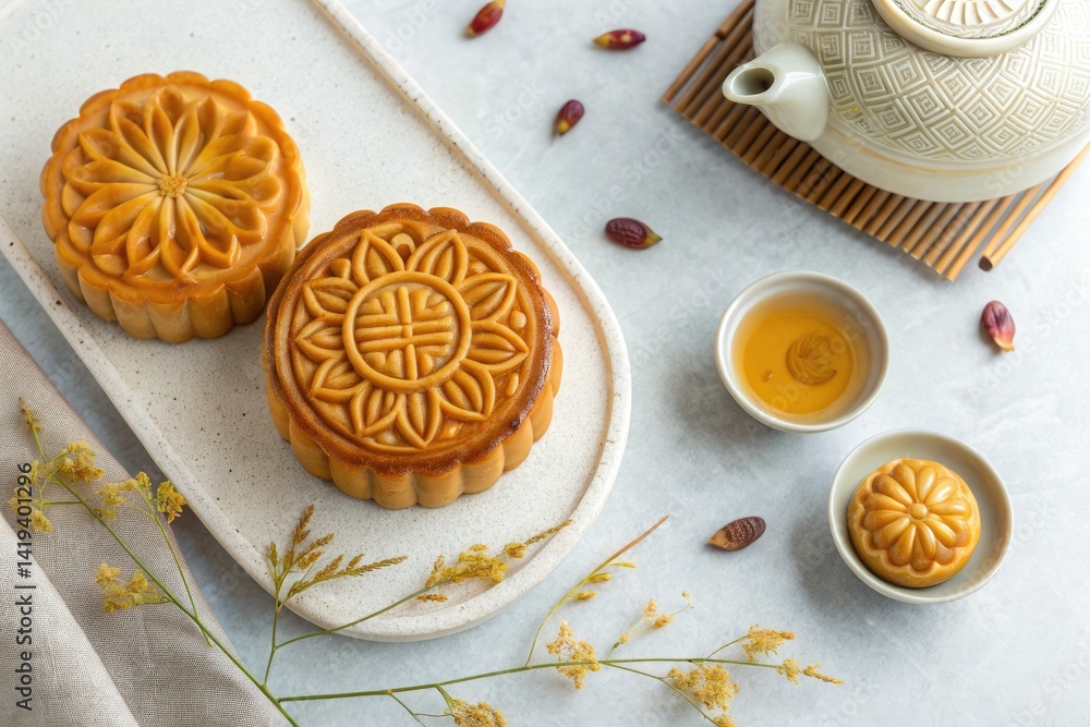 Mid-Autumn's mooncake: a microscopic aerial masterpiece. Simple elegance. Mid-Autumn's mooncake: a microscopic aerial masterpiece. Simple elegance.