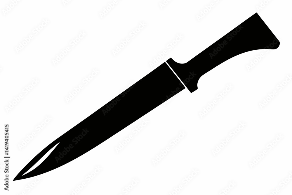 Obraz premium scalpel silhouette line art vector illustration