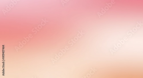 Fototapeta Naklejka Na Ścianę i Meble -  Pink rose peach coral beige white abstract background Color gradient Ombre blur blend