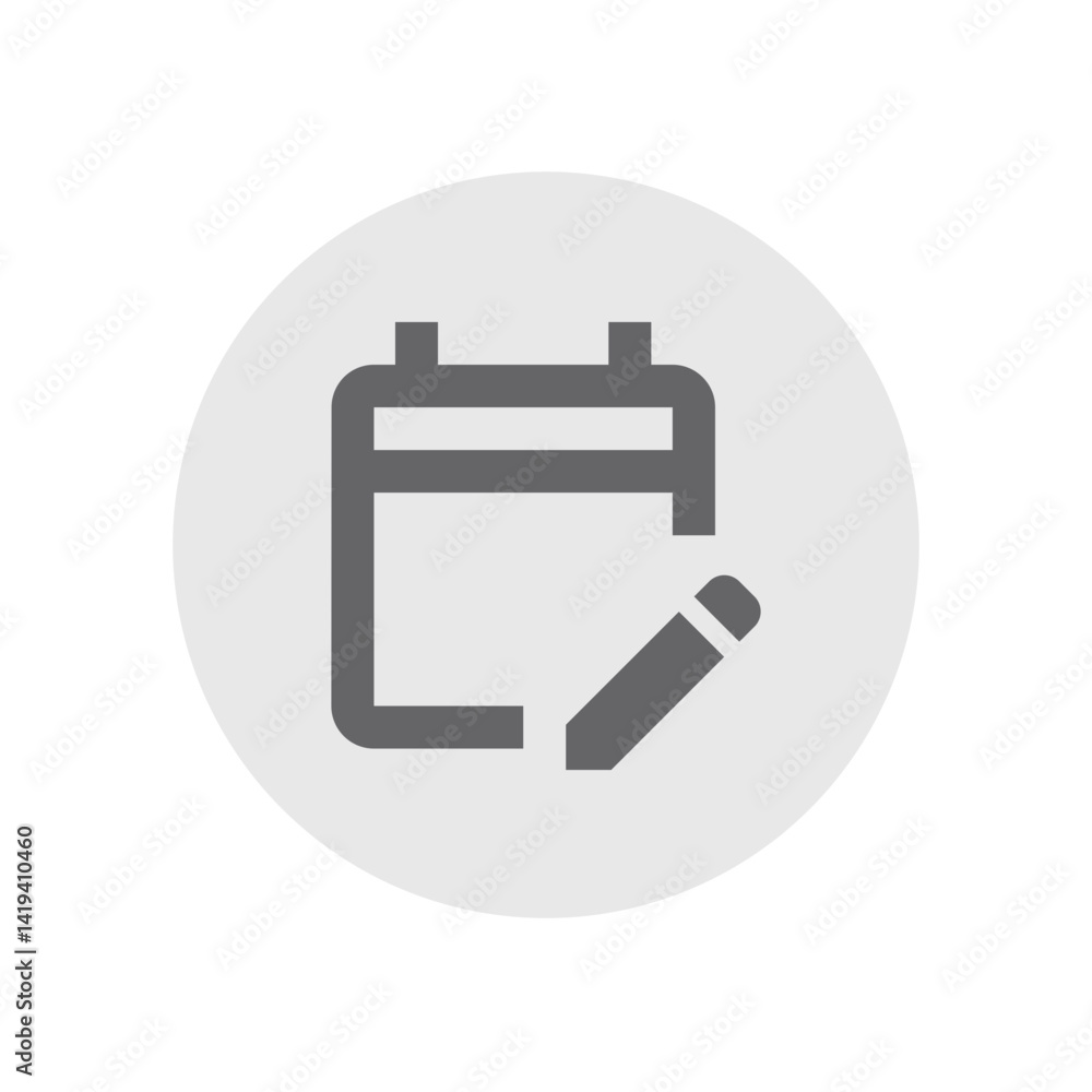 Edit Calendar Outlined Icon Edit Calendar Outlined Icon