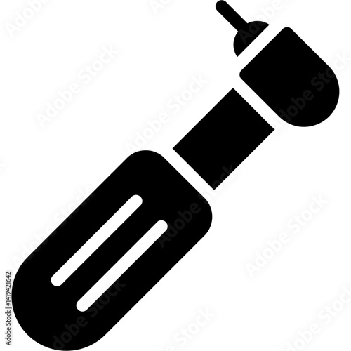 Dental Drill Glyph Icon
