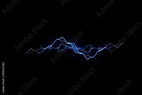 Electric Lightning bolts overlay Effects