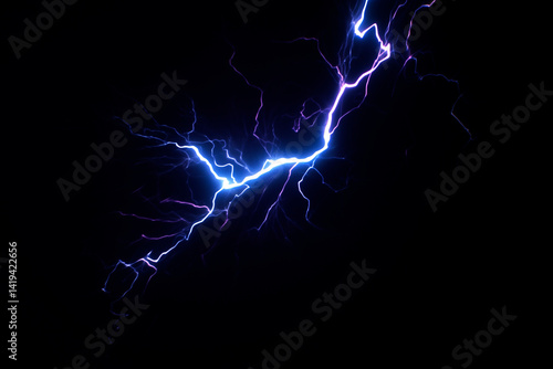 Electric Lightning bolts overlay Effects