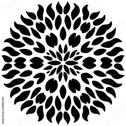 animal print pattern isolated on white background 