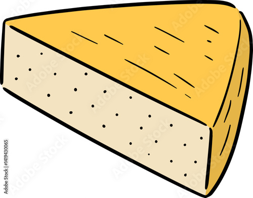 Illustration of tofu
