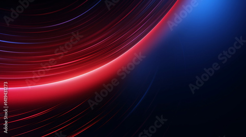 Futuristic dark radial gradient with soft red glow and flowing lines, perfect for digital displays and websites.

