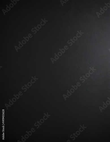 Subtle sheen on smooth black paper background  Elegant, luxurious texture , backdrop, black paper, clean