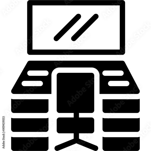 Command Post Glyph Icon