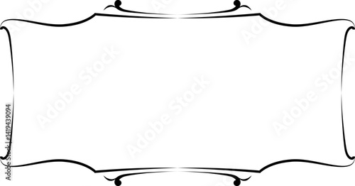 black and white set of delimiters for text, dividers