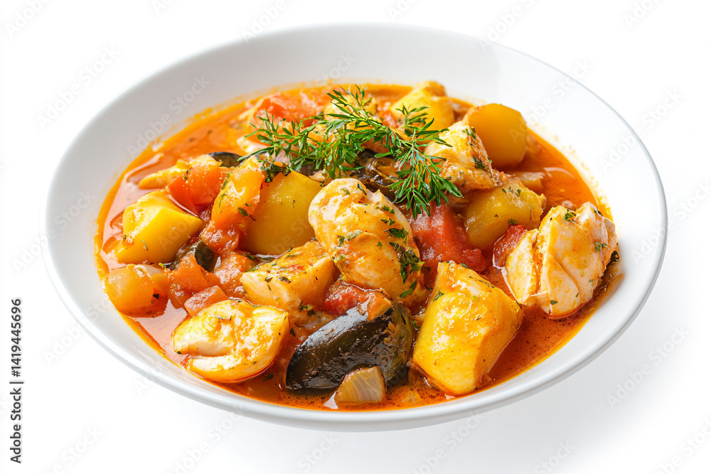 a bowl of stew with potatoes and other vegetables a bowl of stew with potatoes and other vegetables