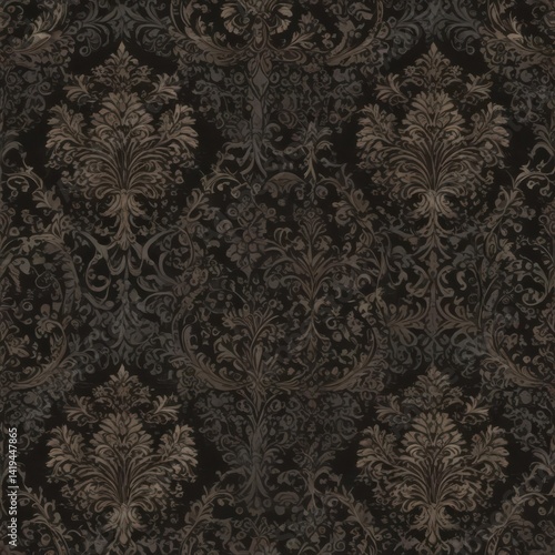 Wallpaper Mural seamless damask wallpaper, seamless damask pattern Torontodigital.ca
