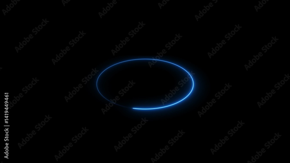 Abstract circle loading animation design. Abstract circle loading animation design.