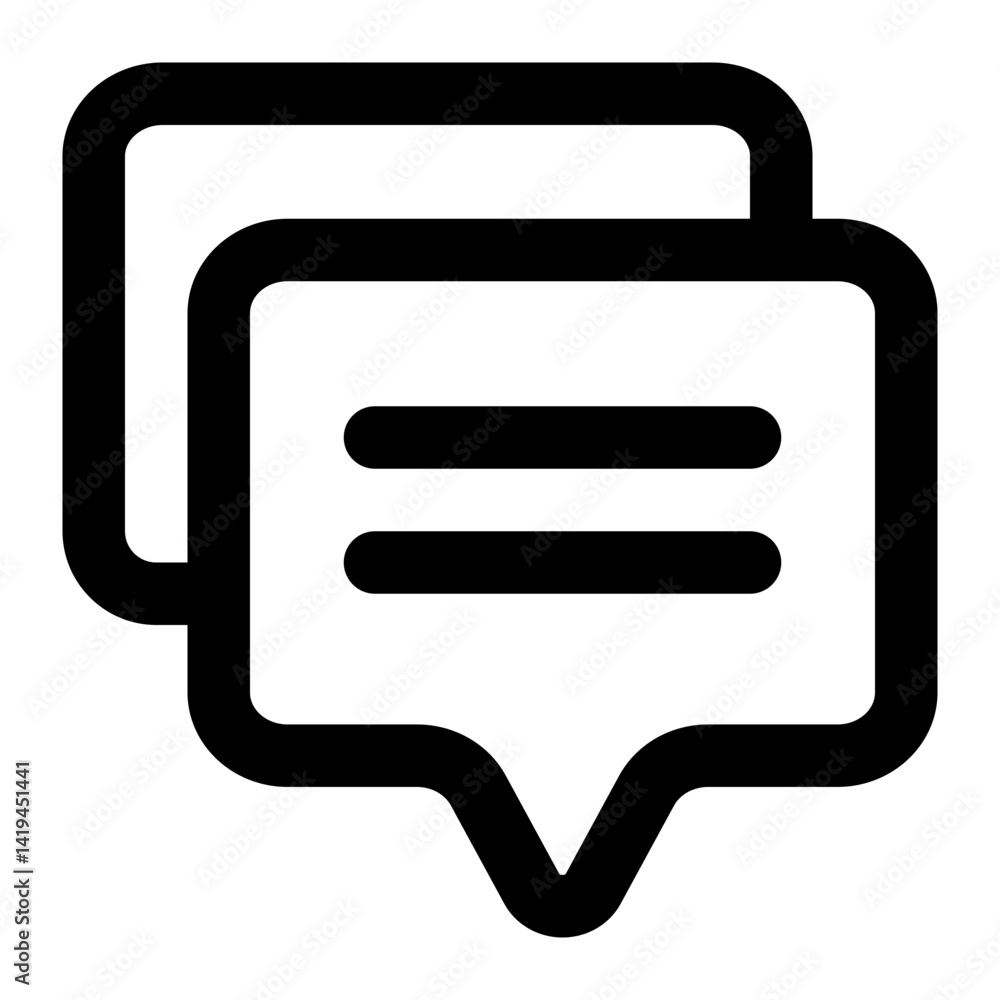chat icon for illustration chat icon for illustration