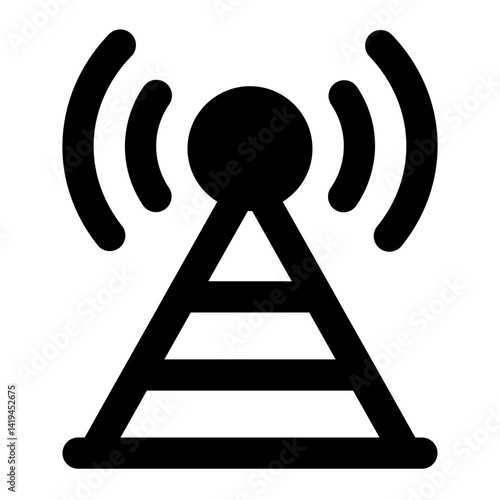 antena icon for illustration