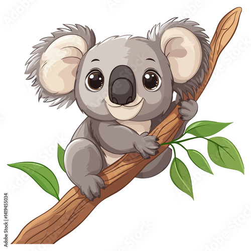 koala, animal, vector, transparent background