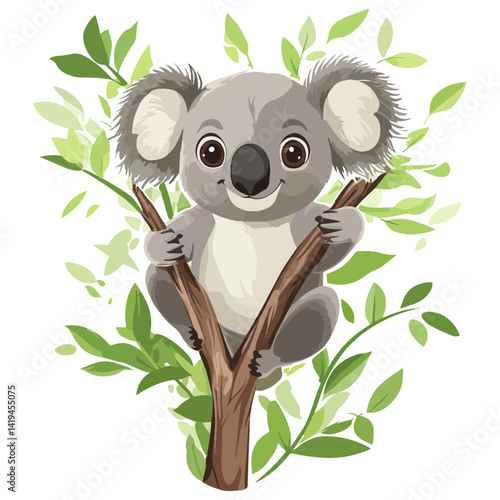 koala, animal, vector, transparent background