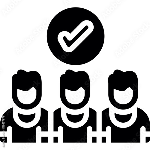 Diversity Glyph Icon