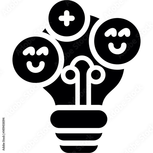 Positivity Glyph Icon