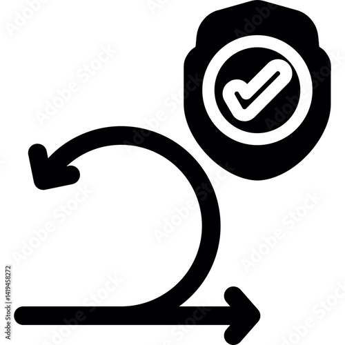 Agility Glyph Icon