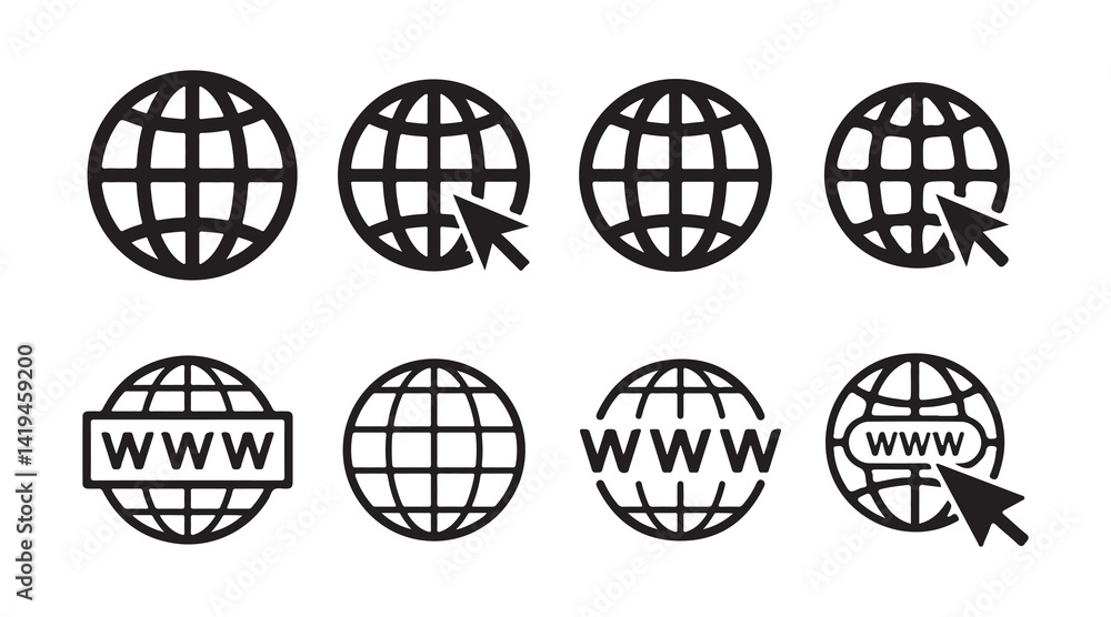 Visit website vectot icon set. go to our website sign. Vector Illustration Visit website vectot icon set. go to our website sign. Vector Illustration