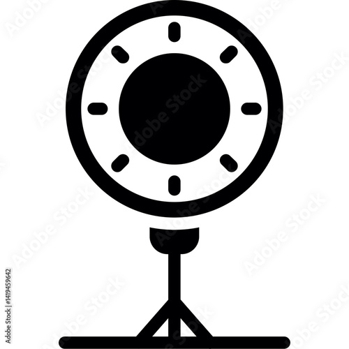 Ring Light Glyph Icon