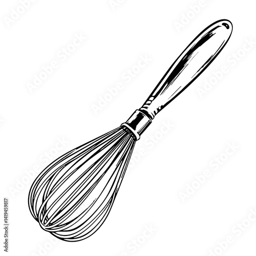 egg whisk,vector