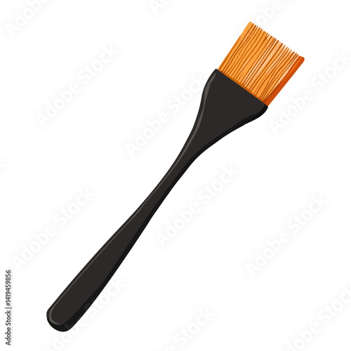 basting brush,vector