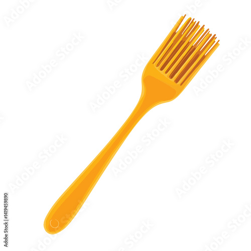 basting brush,vector