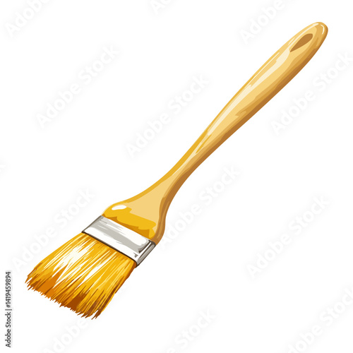basting brush,vector