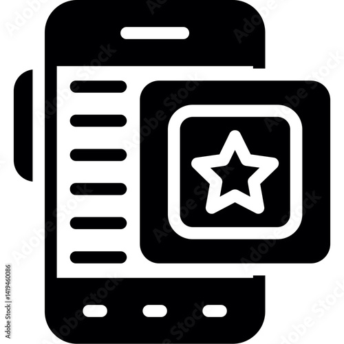 Influencer Merchandise Glyph Icon