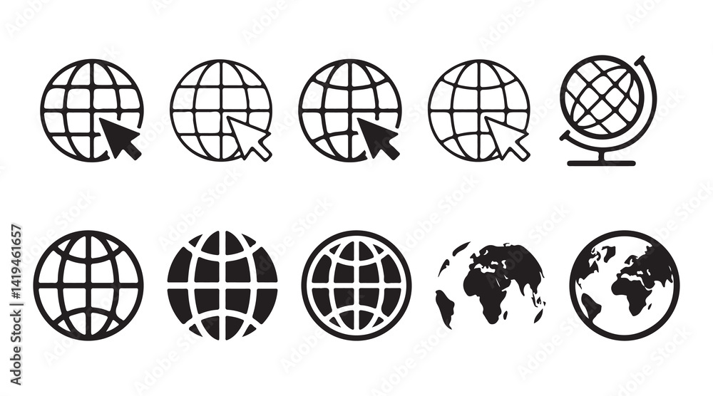 Website icon set. Different style Web icons vector. Visit website vectot icon set. go to our website sign.online www website icon. Vector. Illustration Website icon set. Different style Web icons vector. Visit website vectot icon set. go to our website sign.online www website icon. Vector. Illustration