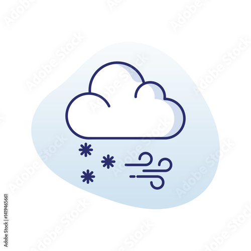 Blizzard Vector icon