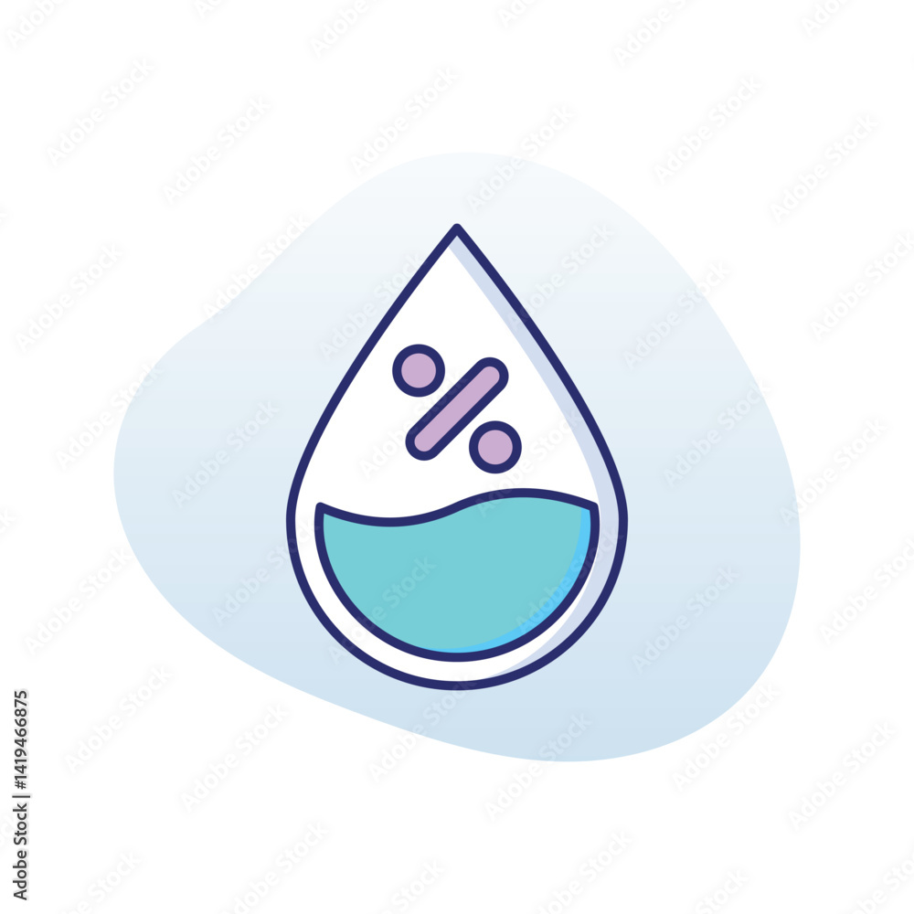 Humidity Vector icon Humidity Vector icon