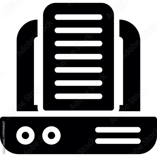 Copywriting Glyph Icon