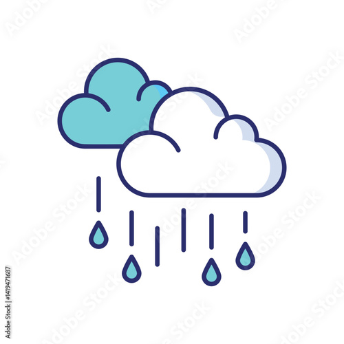 Hailstorm  Vector icon