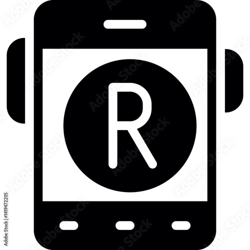 Trademark Registration Glyph Icon