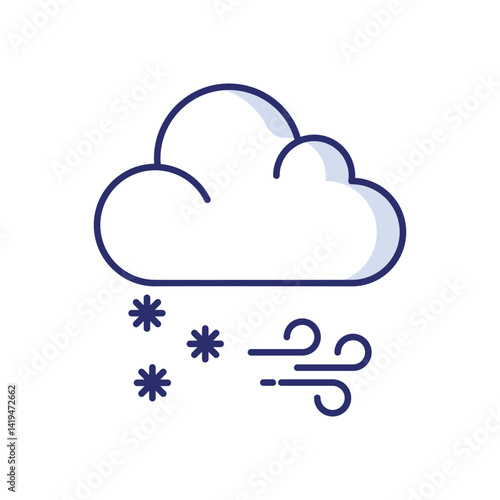 Blizzard Vector icon