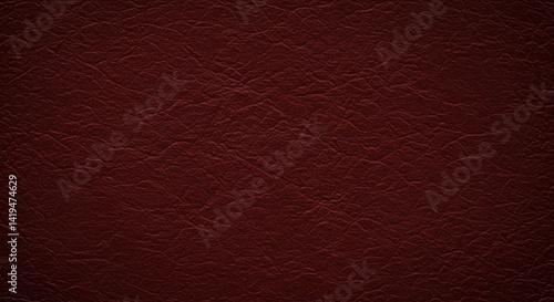 Dark red leather texture for background with detailed pattern