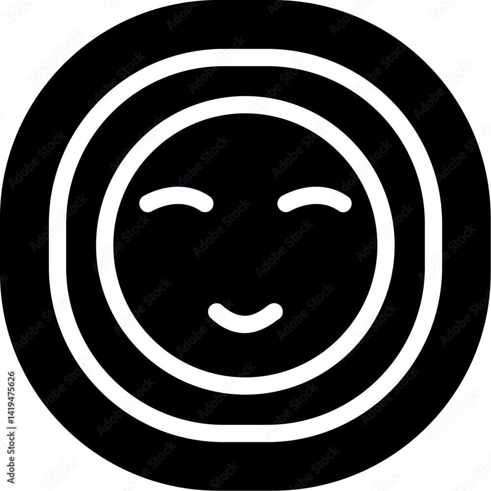 Obraz premium Stress Ball Glyph Icon