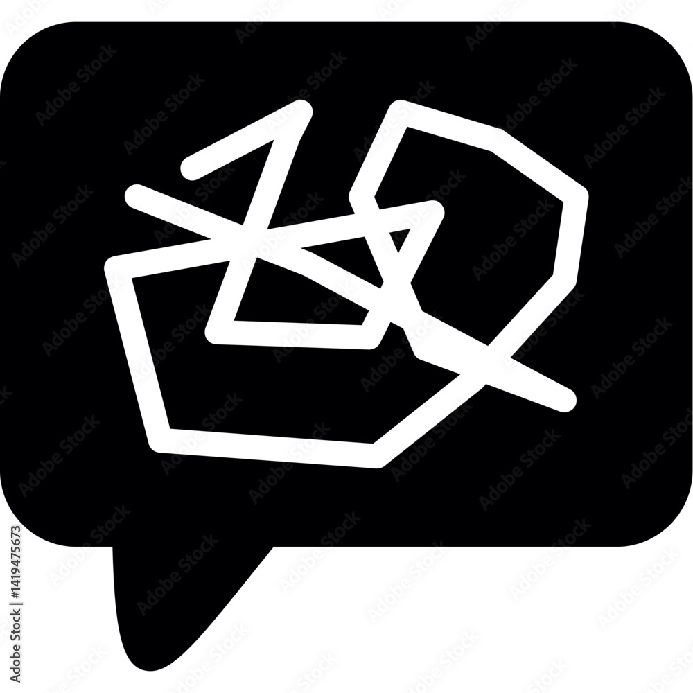 Overthinking Glyph Icon