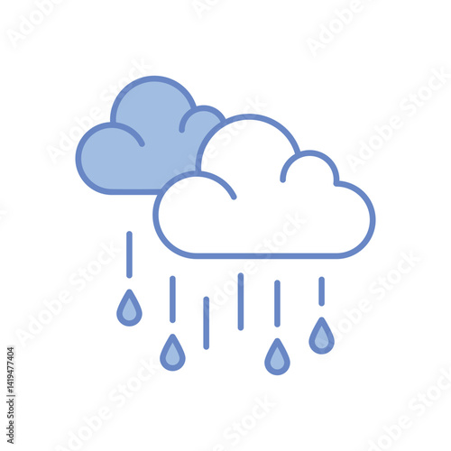 Hailstorm  Vector icon