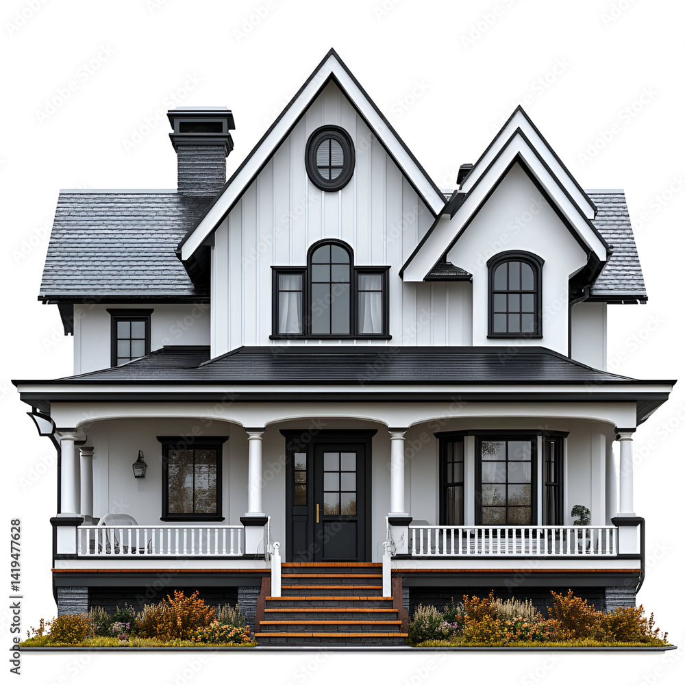 Elegant single family home model design Elegant single family home model design