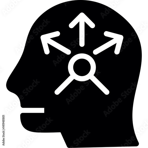 Sensory Stimulation Glyph Icon