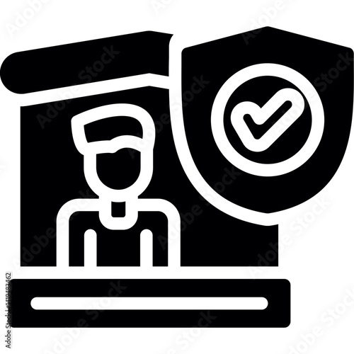 Tenants' Rights Glyph Icon