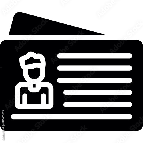 Citizenship Certificate Glyph Icon