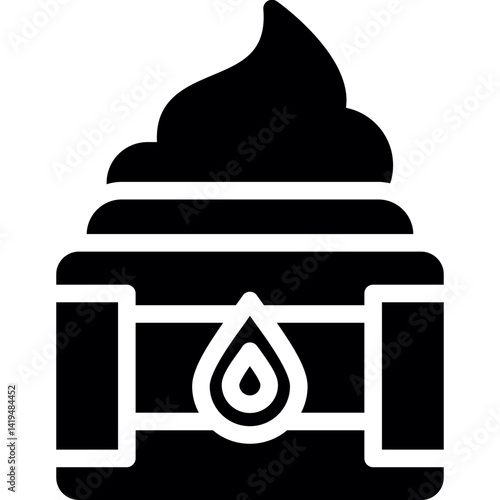 Hair Gel Glyph Icon
