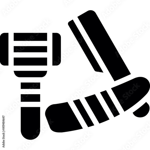 Razor Strop Glyph Icon
