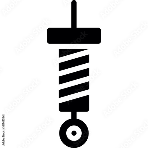 Suspension Glyph Icon