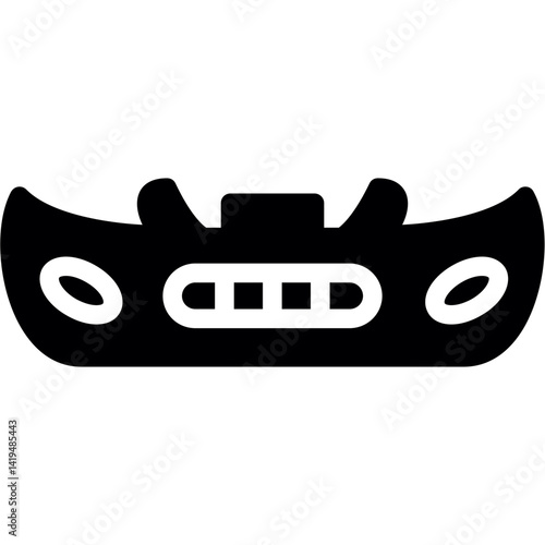 Bumper Glyph Icon