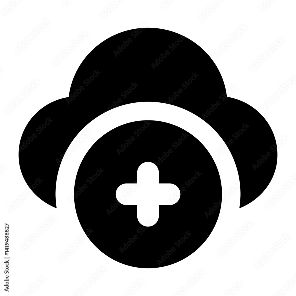 Obraz premium cloud icon for illustration